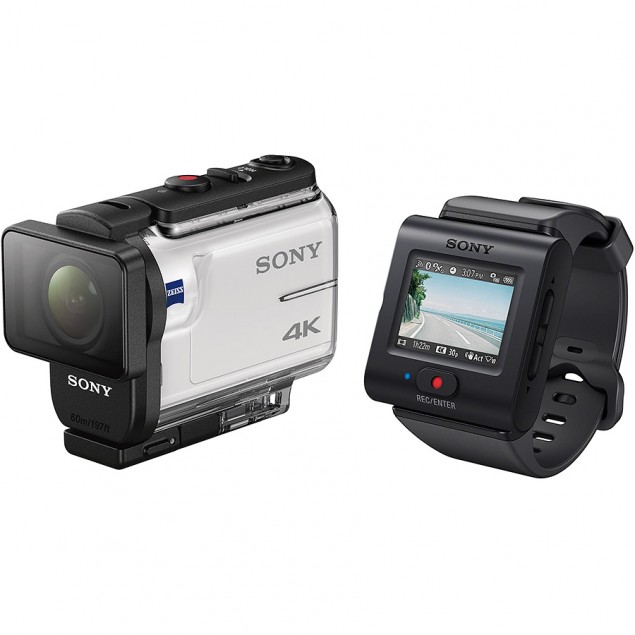 Sony ActionCam FDR-X3000 s ovládačom. Akčné kamery sú v móde. Obraz zo značkových modelov je dobrý.