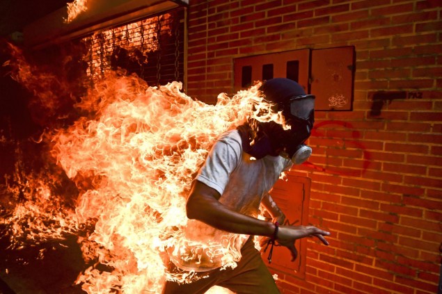 Foto: Ronaldo Schemidt, Nepokoje vo Venezuele 