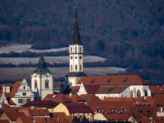 Levoča z fotoaparátu z diaľky.