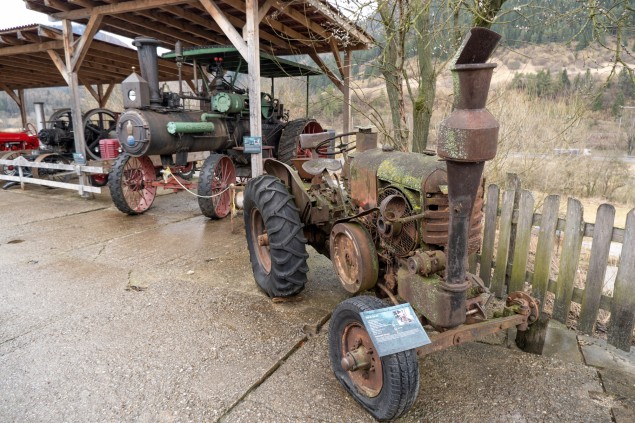 Expozícia traktorov a poľnohospodárskej techniky na salaši Krajinka. Foto: Vladimír Kampf