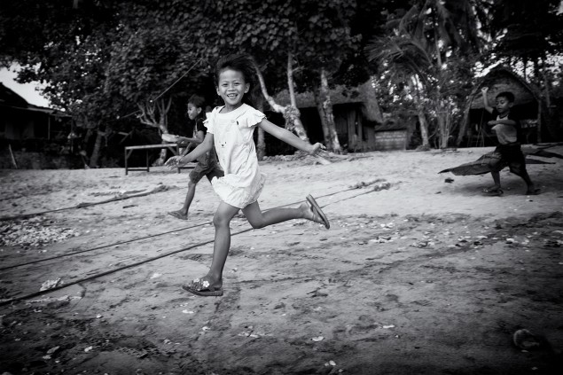 Detský hry, Nusa Penida, Indonézia.