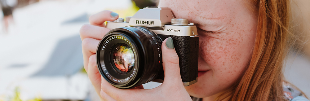 Nový štýlový fotoaparát série X, FUJIFILM X-T100