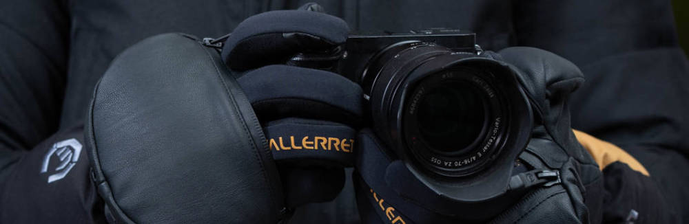 Wallerret Senja Liner - rukavice pre fotografov