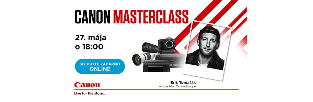Canon Masterclass - online 27.5.2021