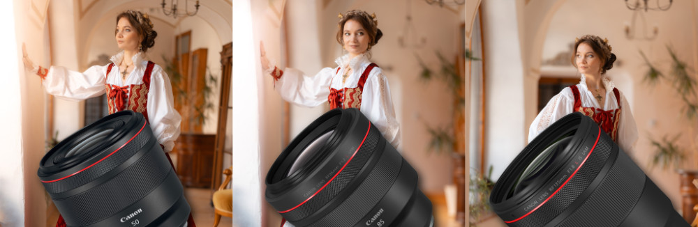 Tri najlepšie portrétne objektívy Canon RF v praxi