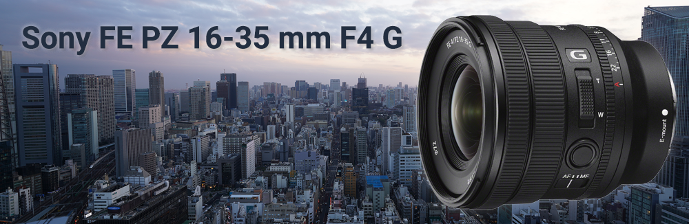 Nový Sony FE PZ 16-35 mm F4 G