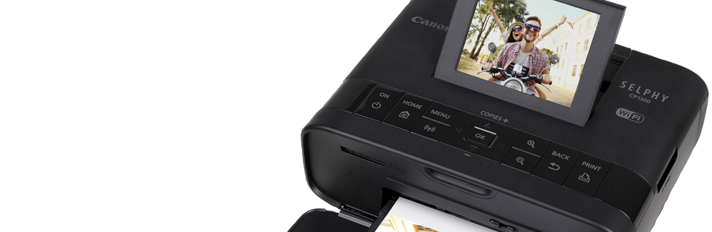 Canon SELPHY CP 1300 - kompaktná tlačiareň, pomocou ktorej sa kreatívne nápady stanú hmatate