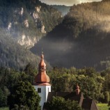 Slovensko. Liptovské Matiašovce. Kostol sv. Ladislava.