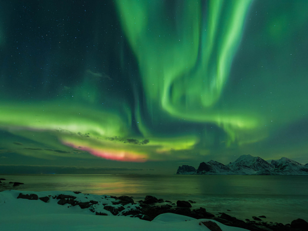 Aurora borealis - Lofoty