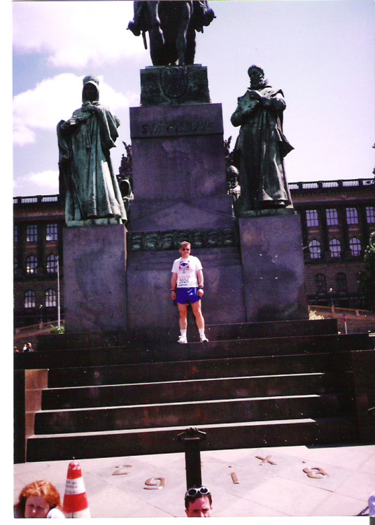 Najkrajšie foto, Praha, maratón, 1997