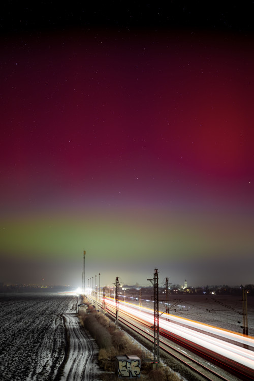 Aurora a rýchlik v Považanoch