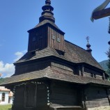 Drevený kostolík v obci Ruský potok