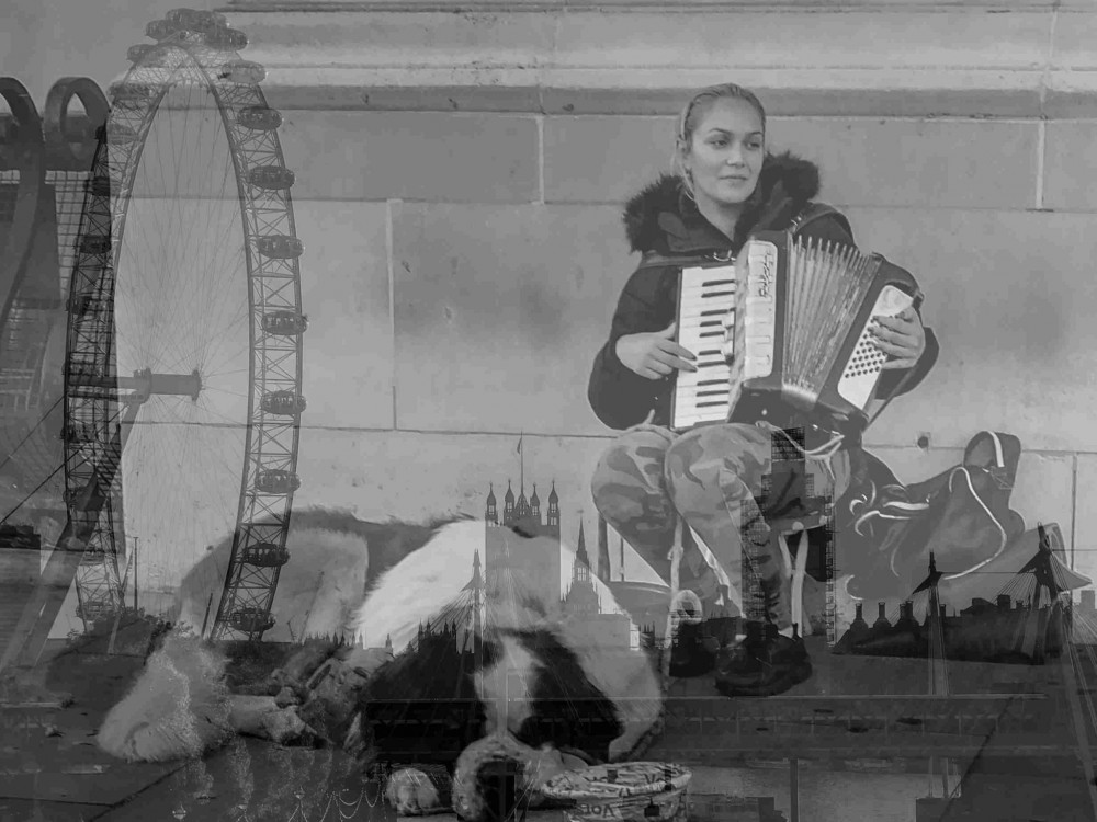 Hudobníčka s psom vs. London Eye