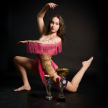 ocenená gymnastka