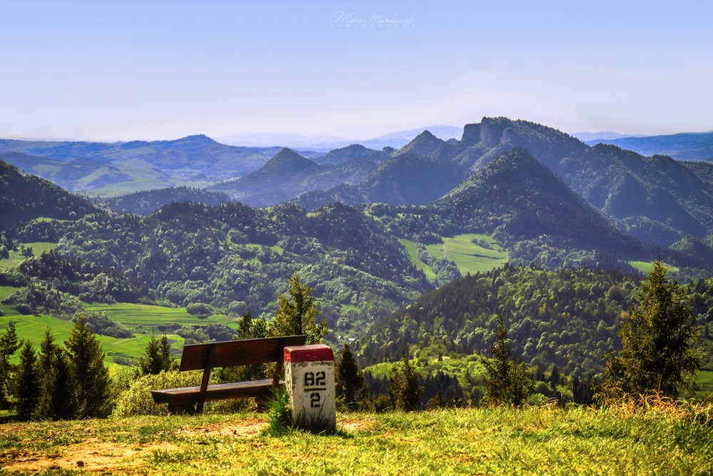 Pieninská panoráma s krásnym výhľadom na Tri Koruny