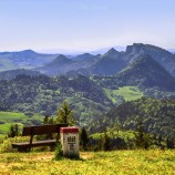 Pieninská panoráma s krásnym výhľadom na Tri Koruny