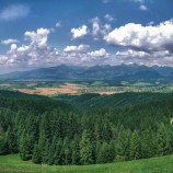 Pohľad z Nízkych Tatier na Vysoké Tatry
