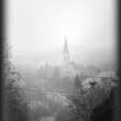 Kostol v hmle