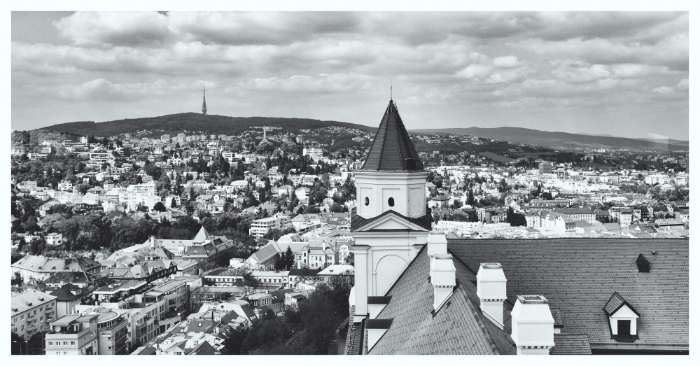 vyhlad z Bratislavskeho hradu