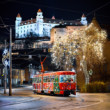 vianočná historická električka