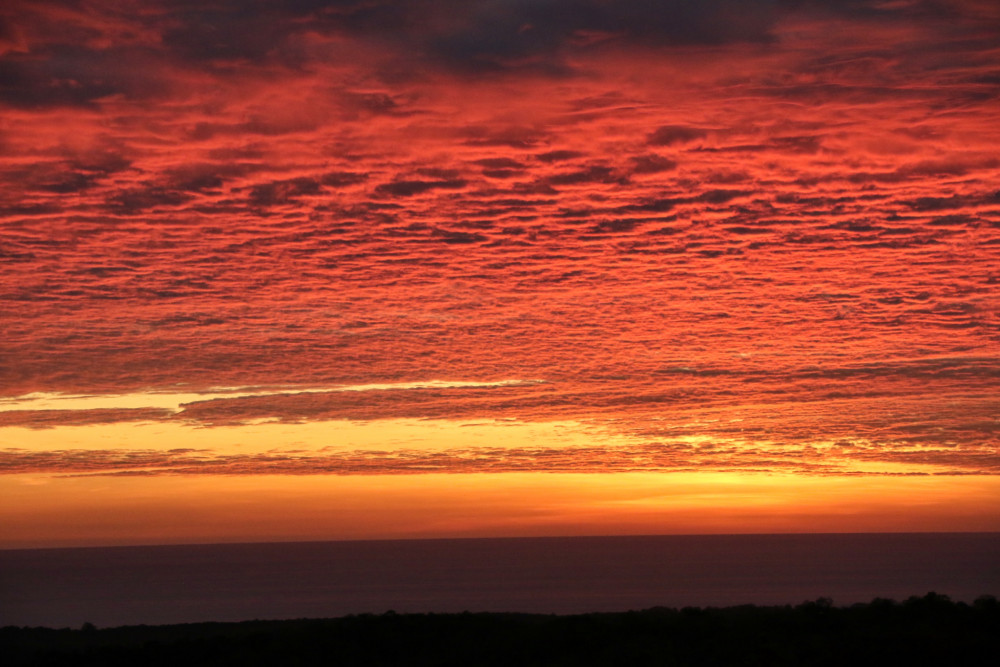 Nebeské divadlo po západe