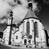 Banská Štiavnica čiernobielo