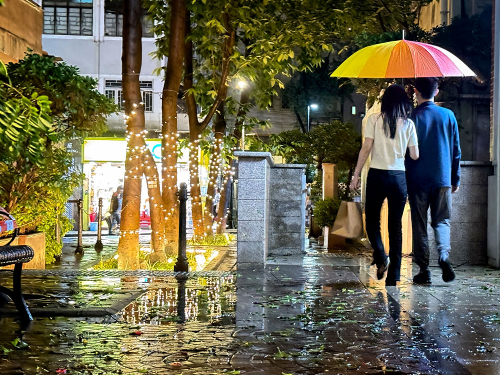 Prechádzka v daždi