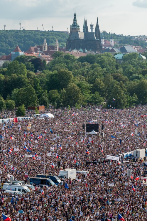 Česko protestuje