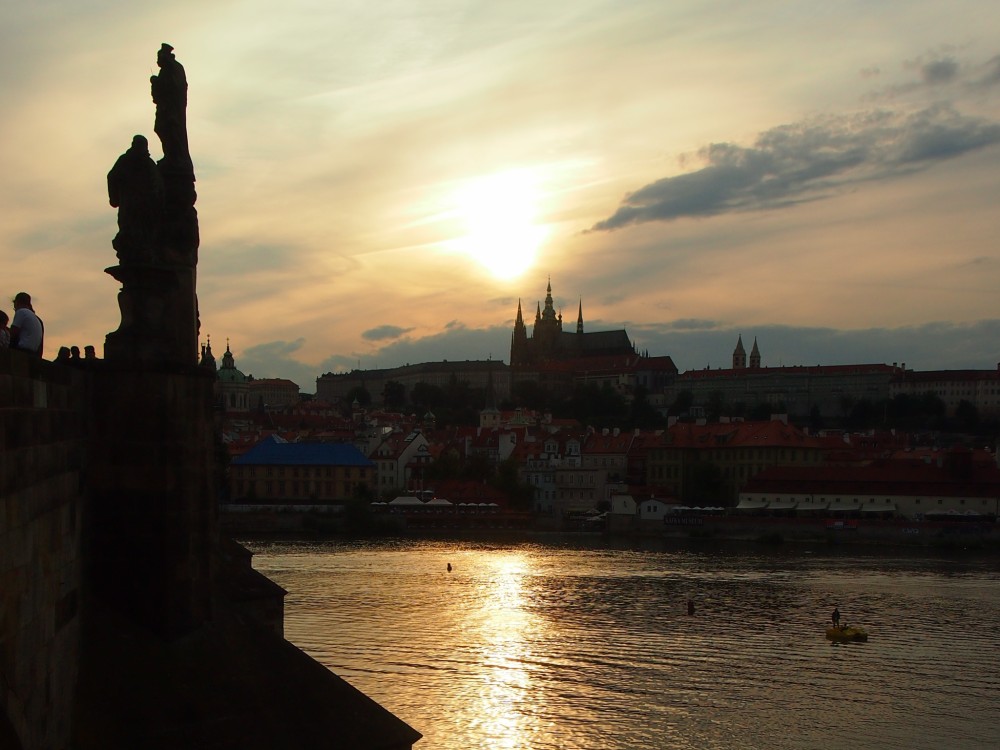 Podvečerná historická Praha