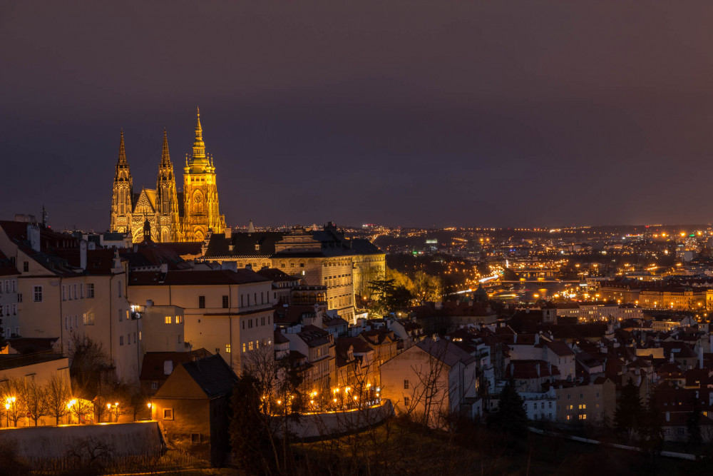 Noční Praha