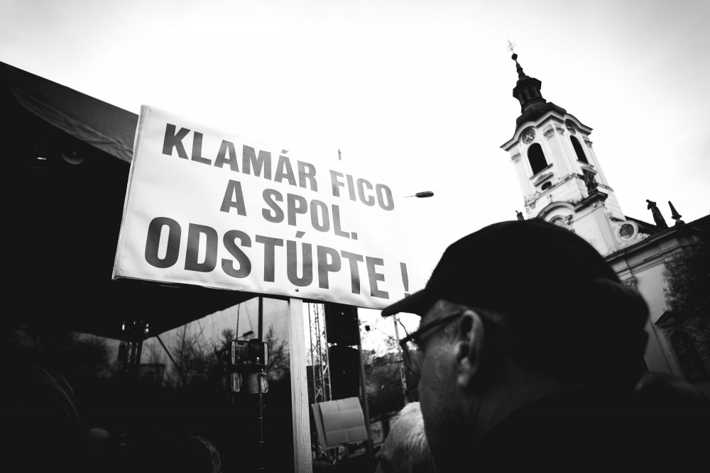 Protest Za slušné Slovensko 16.3.18 III.