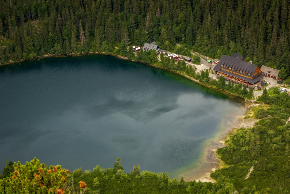 Popradské pleso z Ostrvy