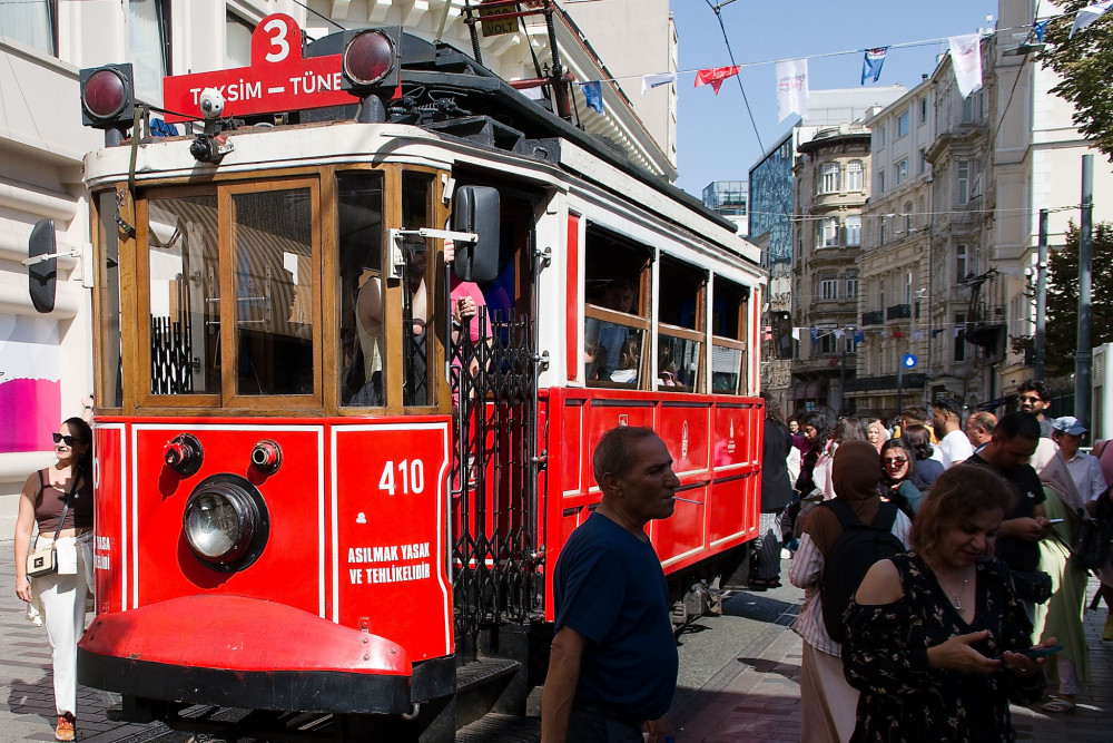 Pešia zóna v Istanbule