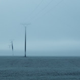 Zamrznuté pole za mojím domom