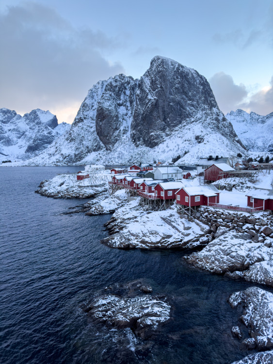 Západ slnka v Hamnøy