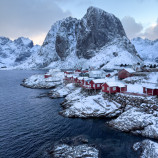 Západ slnka v Hamnøy
