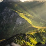 Dotyk slnka nad Belianskymi Tatrami