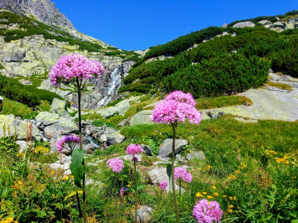 Vodopád skok Vysoké Tatry