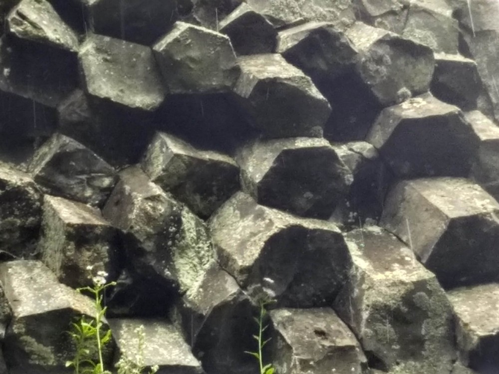 Šomoška (SK), the basalt waterfall