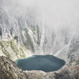 Výhľad na pleso z Kriváňa