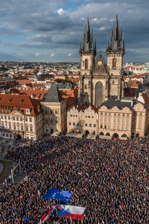 Česko protestuje