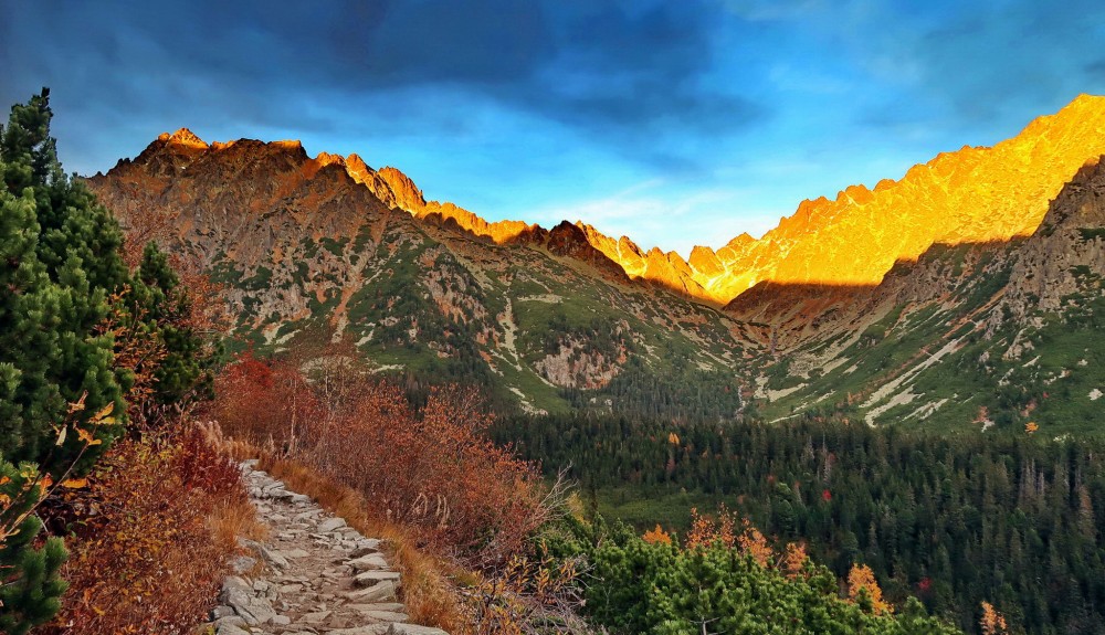 chodník na Popradské pleso