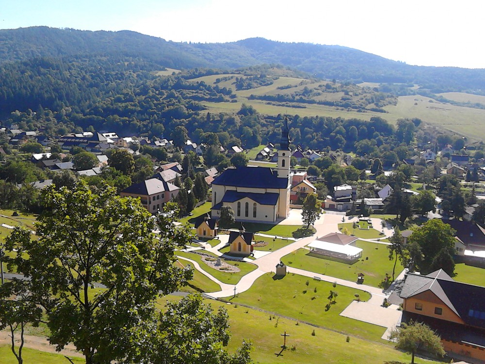 Ľutina - na vyhliadke na veži