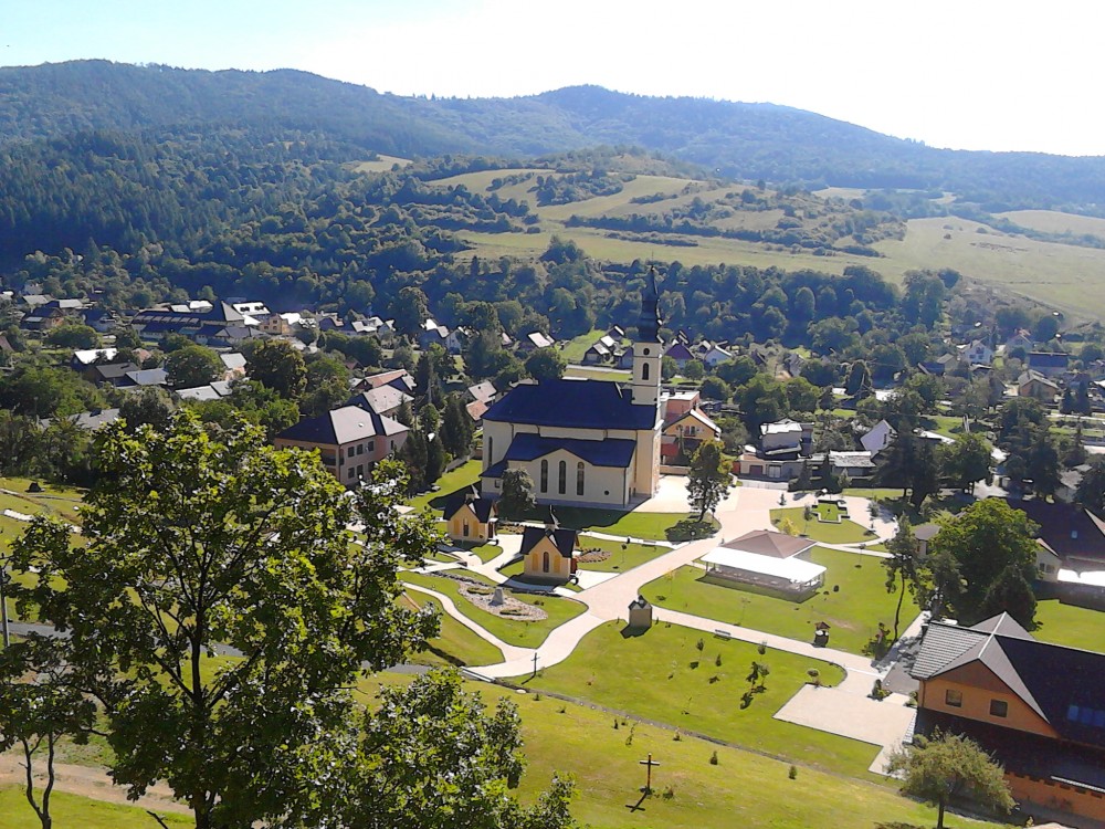 Ľutina - na vyhliadke na veži