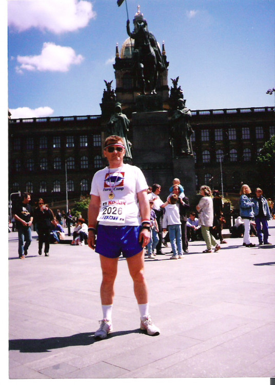 Najkrajšie foto, Praha, maratón, 1997