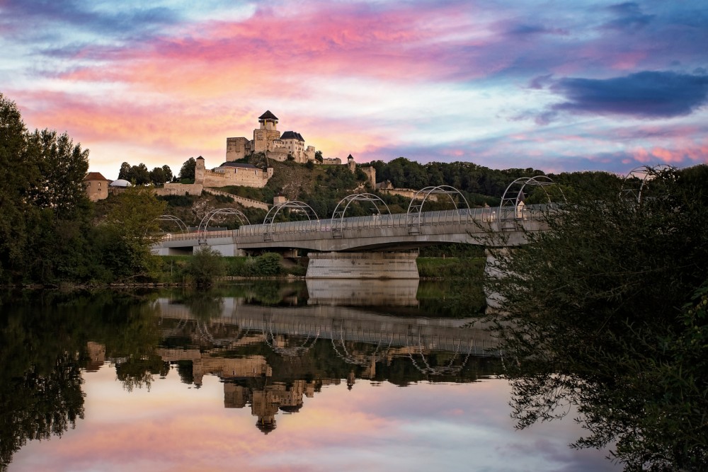 Západ slnka - Trenčín :-)