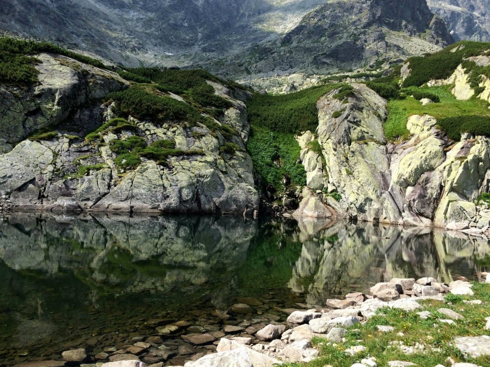 Vysokotatranské pleso cestou na Svištový štít