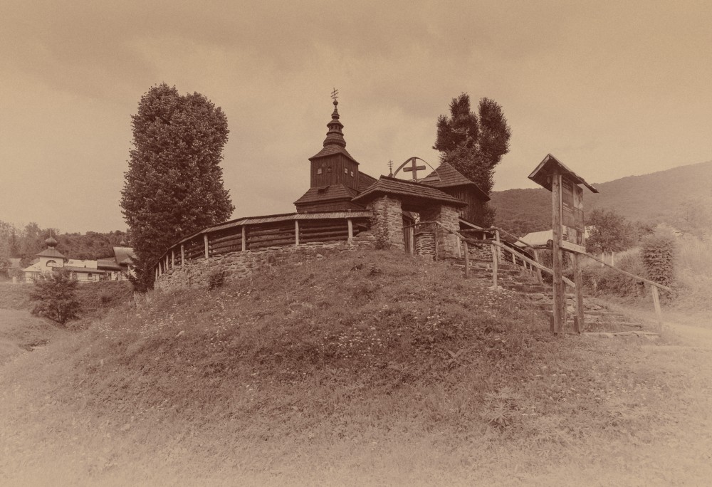 Drevený chrám sv. Michala Archanjela v Ruskom Potoku