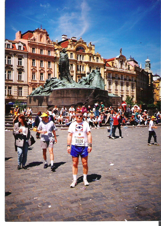 Najkrajšie foto, Praha, maratón, 1997