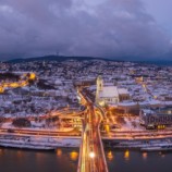Bratislavska zasnezena panorama